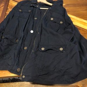 Lane Bryant Black Utility Jacket